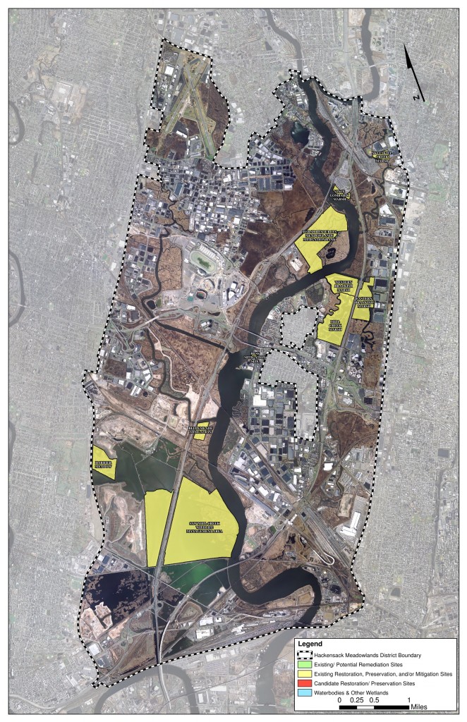 Existing Restoration Site Map